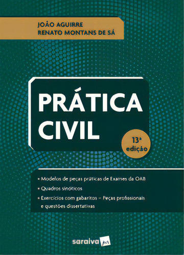 Prática Civil, De Sá De. Editora Saraiva Jur, Capa Mole, Edição 13 Em Português, 2023