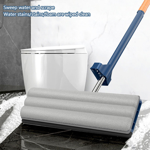 Fregona Limpiadora Giratoria Ajustable En 360° Y 4 Paños