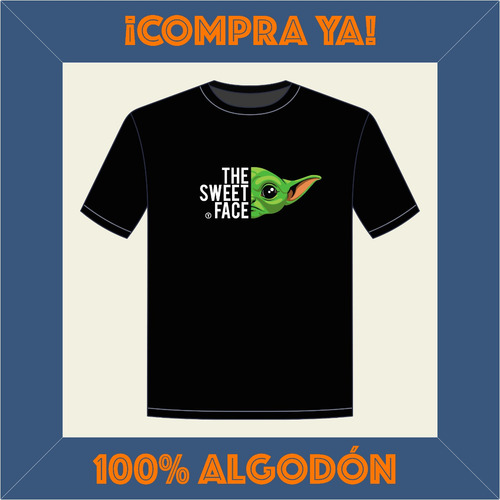 Playera Grogu Mandalorian The Sweet Face Star Wars