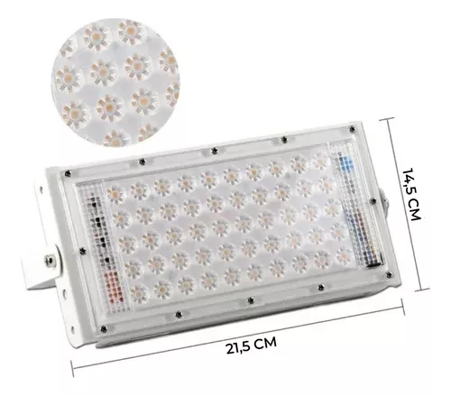 Reflector Led 100w Multiled Foco Exterior Pack 4