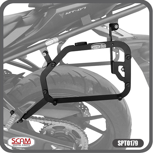 Soportes Baules Laterales Yamaha Mt07 2015+ #02 Mk Motos