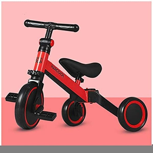 Imagen 7 de 8 de Triciclo Para Niños Y Niñas 2 Posiciones 3 En 1