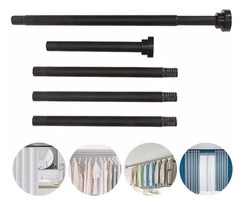 Barra Extensible Para Cortina De Ducha De Baño De 80 A 240cm