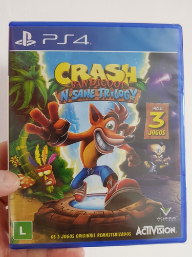 Ps4 Fisico Crash N Sane Trilogy Audio Español Nuevo Sellado