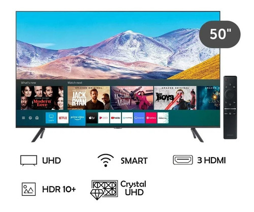 Samsung Smart Tv 50 Tu8000 Crystal 4k Modelo 2020 Inc Iva