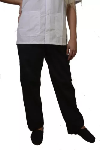 Pantalon Blanco/negro Gastronomia Unisex Chef Cocina