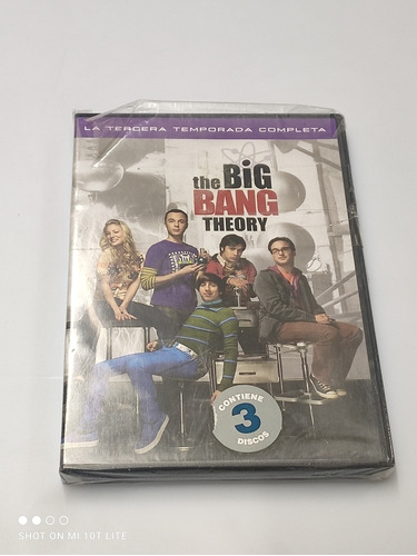 Dvd The Big Bang Theory 3 Ra Temporada Original Nueva 