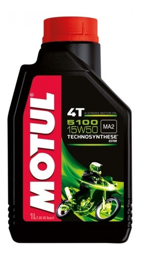 1 Litro Motul 5100 4t 15w50 Semi-sintético Motos