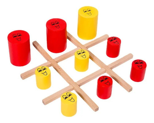 Juego Familiar De Mesa  Tic Tac Toe De Estrategia