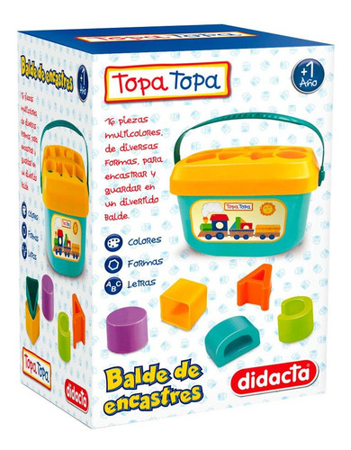 Juguete Balde De Encastre Topa Topa 600/34