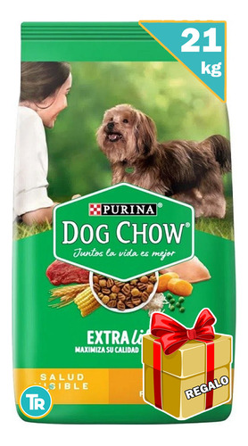 Dog Chow Perro Adulto 21 Kg + Manta Y Biscuits + Envío 