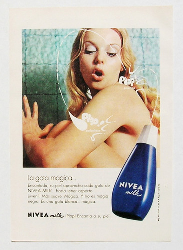 Publicidad Antigua Mexicana De Crema Nivea, De 1971
