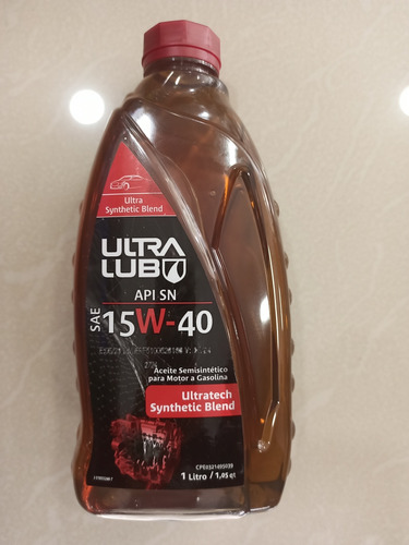 Aceite Semi Sintético Ultra Lub 15w40 