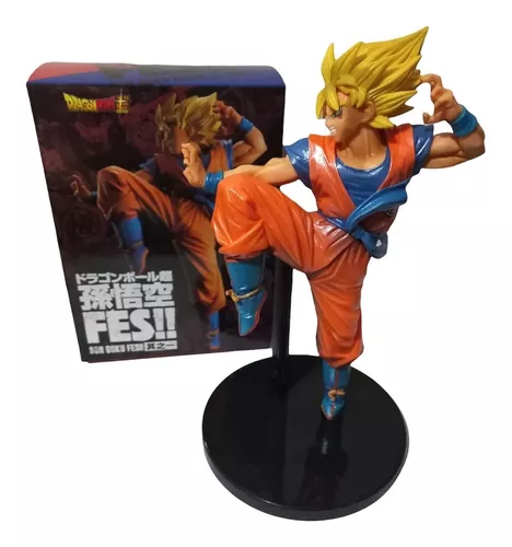 Boneco Goku Super Saiyan Anime Dragon Ball Z Action Figure