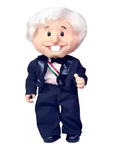 Muñeco Presidente  Lopez Obrador Con Sonidos Nuevo