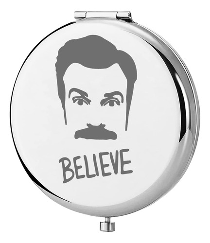 Keychin Ted Believe Tv Show Pocket Mirror Ted Coach Fans Gif
