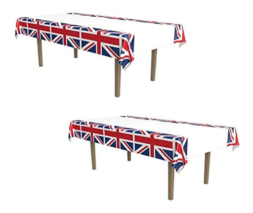 Mantel Rectangular De Plástico Beistle Union Jack Suministro