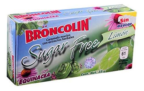 Broncolin Caramelo Sugar Free Limón 35g