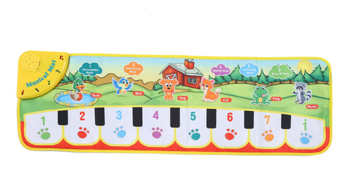 Piano Electrónico Infantil Baby Music Play Mat, Alfombra