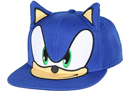 Sombrero Bordado 3d Carácter Y De Bioworld Sonic The Hedgeho
