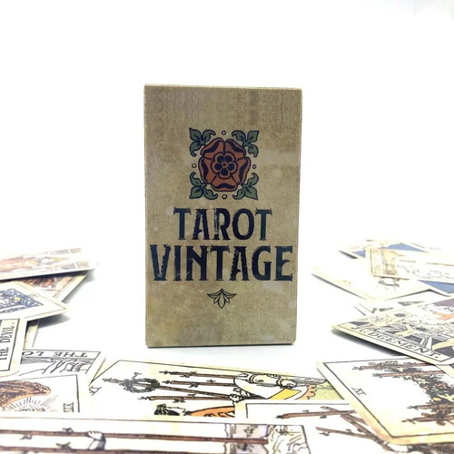 Tarot Vintage 78 Cartas Tamaño 10x6cm Con Guía Pdf