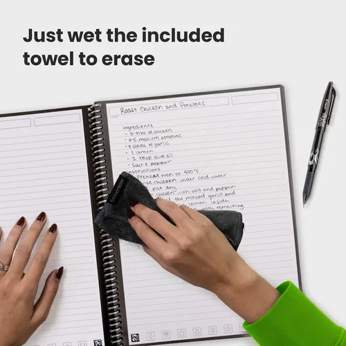 Cuaderno Reutilizable Inteligente Rocketbook Forrado