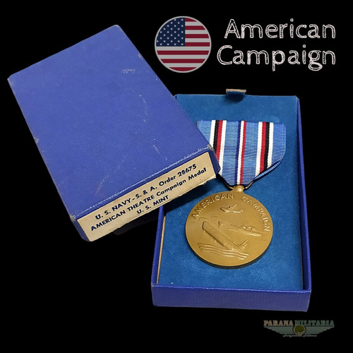 Medalha De Campanha Americana - 2ª Guerra Mundial