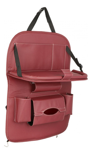 Organizador De Asiento Trasero De Coche Con Bolsa Vino Rojo