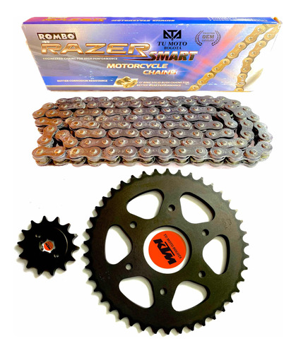 Kit De Arrastre Ktm Duke 200/ Ng 200/ Rc / Ng 200 Oring Indu