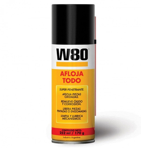 Aceite Lubricante Afloja Todo W80 252ml