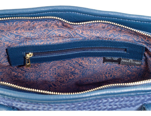 Imagen 4 de 6 de Bolso De Piel Cincelado Soraya Bolsa Dama Artesanal Env Full