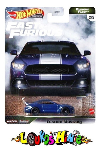 Hot Wheels Custom Mustang Velozes & Furiosos Furious Fleet