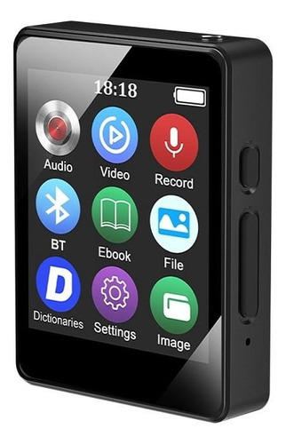 Mp4/mp3 Player Fino Slim Com Fone Bluetooth Cartão 16gb, Etc