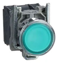 Comprar Pulsador Luminoso Verde 22mm Retorno 24v Schneider Xb4bw33b5
