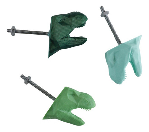 Tiradores Cajon Diseño Dinosaurio T Rex . 18 Colores Dif