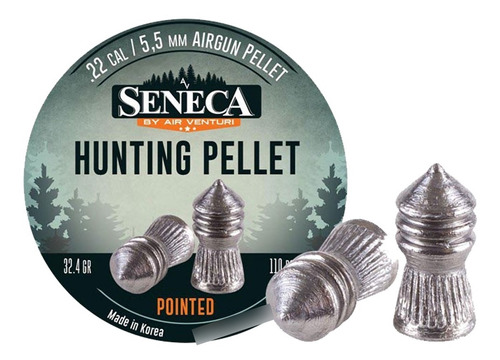 Chumbos Seneca Pointed 5.5mm Pcp Caza Tiro 32.4g
