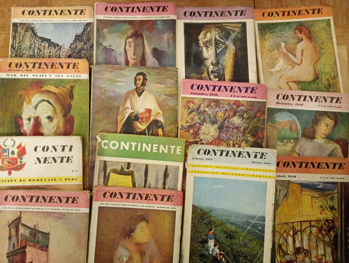 Continente - Lote De 14 Revistas (Usado)