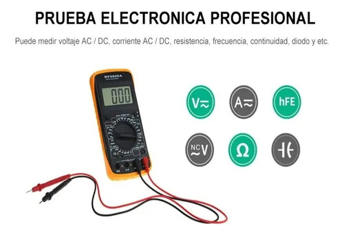 Tester Multimetro Digital Profesional Capacimetro 9205a Full