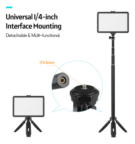 Kit De Luces Led Usb Para Videoconferencias Con 2*