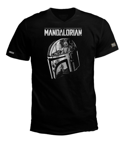 Camiseta The Mandalorian Casco Serie Star Wars Ecv