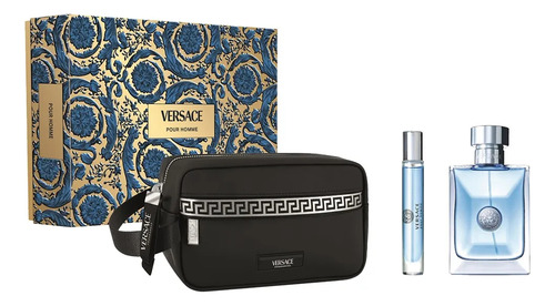 Kit Versace Pour Homme Edt 100 Ml + 10 Ml + Neceser - Masc