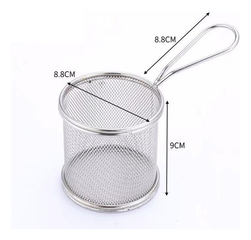 My Cesta Para Freír Patatas Fritas De Acero Inoxidable 2