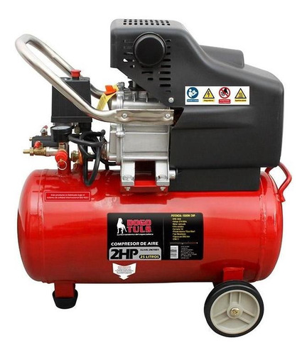 Compresor Aire 2hp 25l Directo Cobre