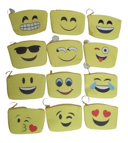 Monedero Emoji Emoticones Whatsapp Colección 12 Unidades