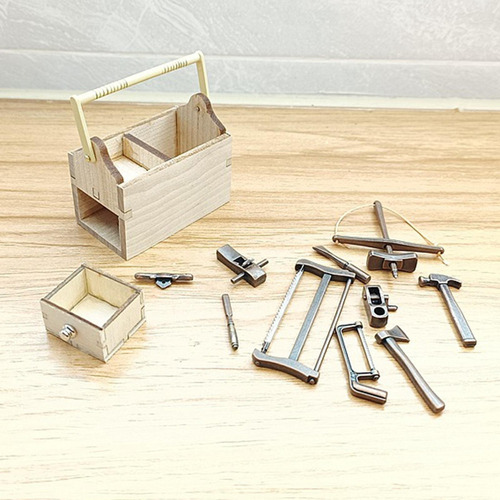 Juego De Herramientas Miniatura Escala 1:12