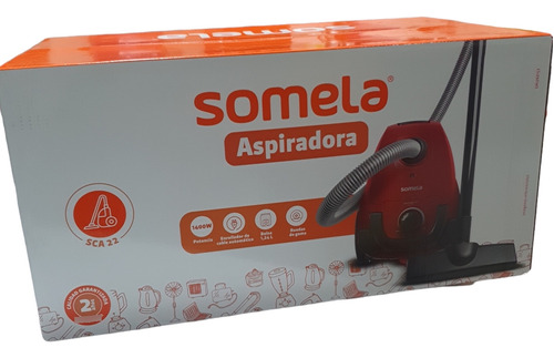 Aspiradora Somela Sca22 1400w Bolsa 1,24l Alcance 6mt 