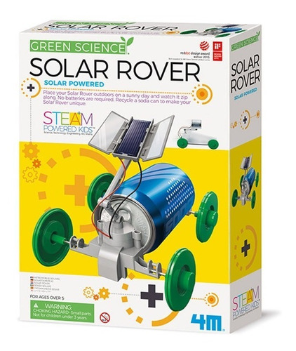 Rover Solar Auto Avanza Con Energía Solar Robot 4m