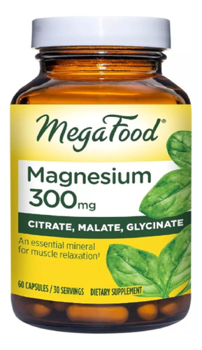 Glicinato Citrato Malato De Magnesio 300mg (60) Americano