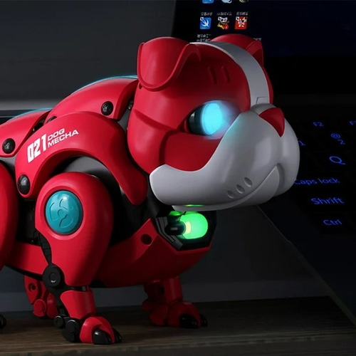 Perro Robot Juguete Con Luz Y Musica Interactivo Por Voz