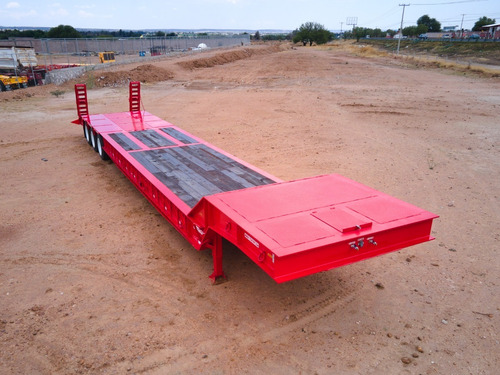 Lowboy Cama Baja 55 Toneladas Cuello Fijo Cola Castor